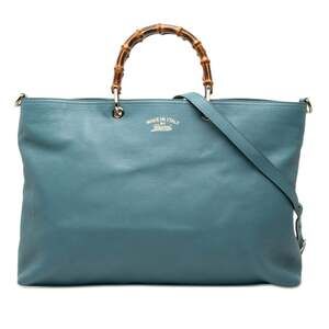 Gucci Bamboo Shopper Tote Leather Large #256398G91B